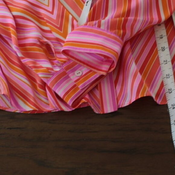 Starington Saks Vibrant Chevron Button Down Shirt - Picture 3 of 5